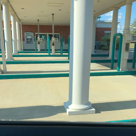 BankPlus concrete paving